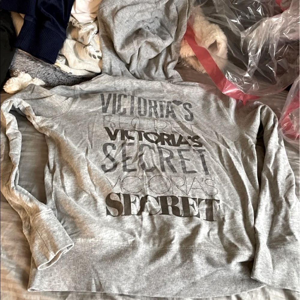 Victoria’s Secret fashion show supermodel angel full zip hooded sweatshirt